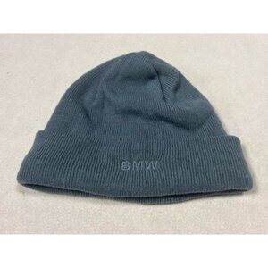 Adult Winter Fleece Hat Cap BMW  Blue Green Teal